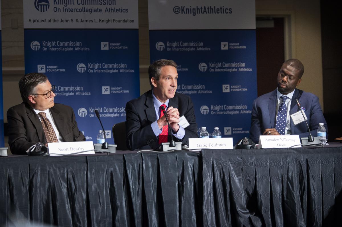 Gabe Feldman speaks to The Knight Commission on NCAA Athlete Compensation