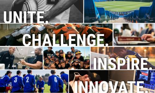 We Unite, Challenge, Inspire, Innovate Unite, Challenge, Inspire, Innovate Header